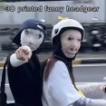 thumbnail image 3 of Funny Spoof Mask 3D Printed Emoticon Headgear Creative Mask Sunscreen Riding Prank Scarf, 3 of 8