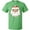Kelly Green, variant on Cute Santa Claus Face T-Shirt