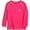 Knockout Pink, variant on Pink Platinum Girls' Rash Guard - UPF 50+ Protective Quick Dry Long Sleeve Swim Shirt (5-16)