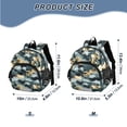 thumbnail image 2 of ALAZA Green Marble Mini Backpack School Bookbag Age 3-7 Small, 2 of 7