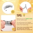 thumbnail image 2 of Magnetic Eyelashes with Applicator, 2 Pairs Reusable Magnetic Lashes No Glue Needed, Natural Look Cat Eye False Eyelashes Kit Easy to Apply and Remove, 2 of 9