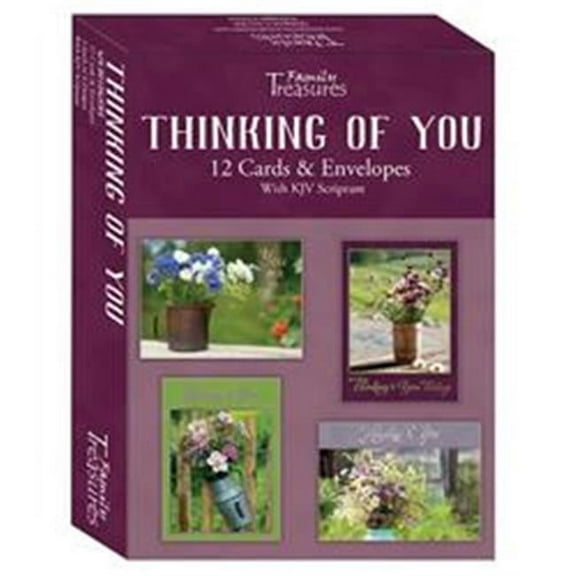 Family Treasures Wholesale 402837 Thinking of You-Wildflowers Boxed Card