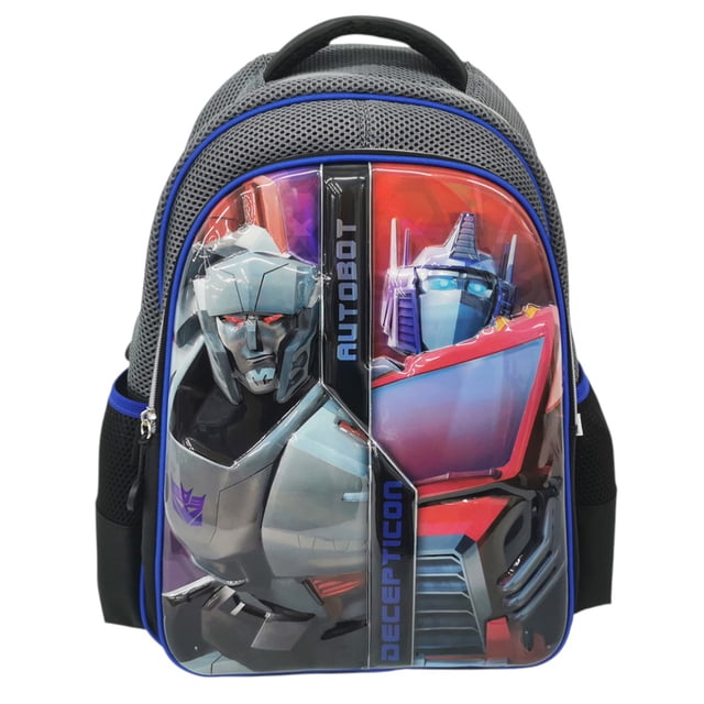 FM Mochila Escolar Primaria Transformers Gris TS503A34BP
