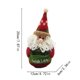 thumbnail image 2 of Adorno Navideño De Muñeco De Nieve Blando Y Artesanía Festiva De Papá Noel., 2 of 3