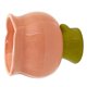 thumbnail image 3 of Ceramic Chocolate Cup Highfooted Design Ice Cream Cup For Women Pink 4.1×3.7×3.7in Mug 1Pcs, 3 of 4