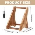 thumbnail image 2 of Wooden Knife Stand 7 Layers Wood Knife Display Rack Stable Kitchen Knife Holder Desktop Knife Display Case Knife Block Countertop Knife Organizer for Home Restaurant Kitchen, 2 of 8