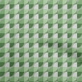 thumbnail image 1 of oneOone Cotton Cambric Green Fabric Geometric Fabric For Sewing Printed Craft Fabric By The Yard 56 Inch Wide, 1 of 5