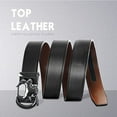 thumbnail image 5 of Coipdfty Mens Belt Leather, Ratchet Belt for Men with Slided Western Cowboy Belt Buckle for Dress and Casual, 5 of 7