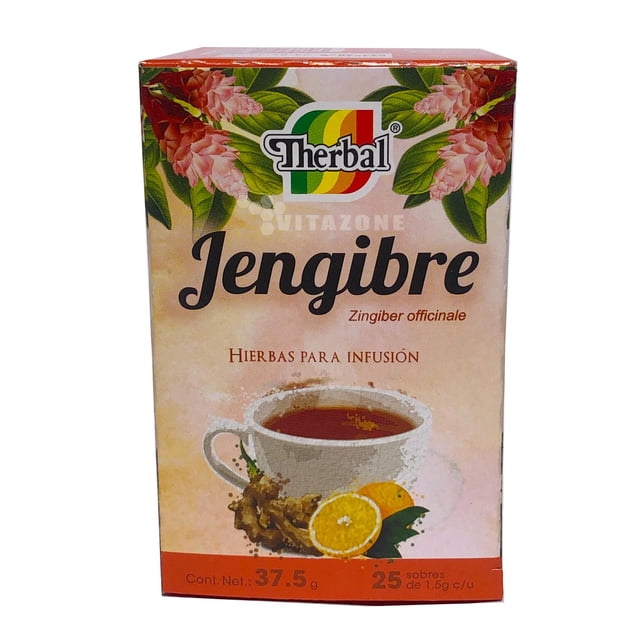 Té Therbal jengibre 25 sobres de 1.5 g c/u