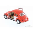thumbnail image 4 of 1967 Volkswagen Classical Beetle Hard Top, Orange w/ White - Kinsmart 5373D - 1/32 Scale Diecast Model Toy Car (Brand New but NO BOX), 4 of 4