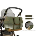 thumbnail image 3 of SPEKSEE Large Capacity Canvas Mommy Bag - Multi-functional Waterproof Maternity Tote with Shoulder Strap & Stroller Hanging Feature, 3 of 6