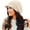 Beige, variant on Women Winter Warm Knit Hat Wool Snow Ski Caps with Visor Comfortable Ear Protection Windproof Travel Hat