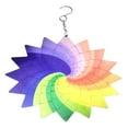 thumbnail image 1 of koolsoo 20cm 3D Wind Wind Turntable Rotating Wind Chime Bells for Garden Balcony Colorful, 1 of 6