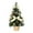 Gold, variant on Artificial Tabletop Christmas Tree Decorations with Festival Miniature Tree Design, 16-Inch Size with Lights for Holiday Displays, Perfect for Christmas Decor and Small Spaces-Gold