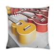 thumbnail image 2 of Ahgly Company Music Ukulele Outdoor Throw Pillow, 18 inch by 18 inch, 2 of 6