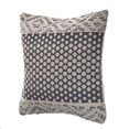 thumbnail image 5 of LR Home PILLO07433DEBFFPL Detailed Denim Blue Square Throw Pillow - 20 x 20 in., 5 of 6