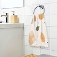 thumbnail image 3 of Yayeee 100% Cotton Hand Towels for Bathroom 16" x 28" Soft Absorbent Kitchen Towel, Beige Fall Pumpkin, 3 of 7