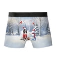 thumbnail image 2 of Hello Winter English Springer Spaniel Football Snowman Welcome Snowy Morning All Over Print Boxer Briefs Underwear for Men Dad Springers Dog Lover Gifts - 01012, 2 of 6