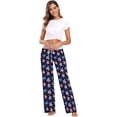 thumbnail image 4 of FREEAMG Women Pajama Pants Sleepwear Pants Pjs, 4 of 5