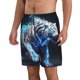 thumbnail image 2 of Fotbe Futuristic Blue Light White Tiger Trajes de Baño Estampados para Hombre, Shorts de Verano de Secado Rápido, Ropa de Playa, Bañadores-X-Large, 2 of 6
