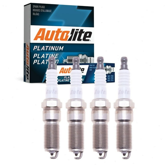 4 pc Autolite Platinum Spark Plugs compatible with GMC Terrain 2.4L L4 2010-2017
