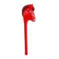 thumbnail image 3 of MesaSe Bâton Cheval Jouet Mignon pour Enfants Anniversaire Fête Cowboy Fête à Thème Cheval Rose Rouge, 3 of 9