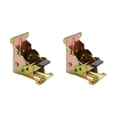 thumbnail image 4 of 2 soportes plegables con tornillo, bisagras autoblocantes multifuncionales, soporte de extensión para estantes de cocina, oficina, sofá, escritorio. Oro, 4 of 7