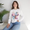 thumbnail image 5 of Floral Love Sweatshirt, Valentine's Day Sweatshirt, Love Flower Sweatshirt, 5 of 54