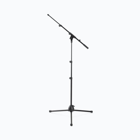 On-Stage MS500 Adjustable Mic Stand-Boom Arm, Portable, Foldable Design with Drawstring Travel Bag, Non-Slip Rubber Feet