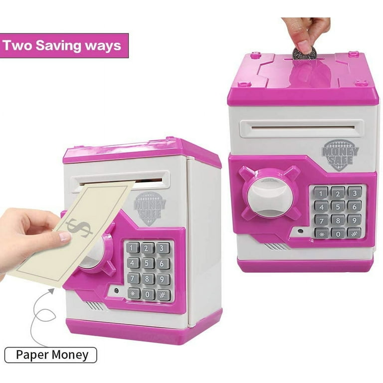 Kids Safe Box Dolls Money Box ：safe for Kids Kids Safe Box Password Piggy  Bank