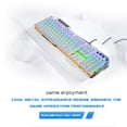 thumbnail image 2 of Metal Mechanical Keyboard k100 104 Keys Gaming Office Professional Wired Usb KeyboardMetal Mechanical Keyboard k100 104 Keys Gaming Office Professional Wired USB Keyboard No.2, 2 of 7