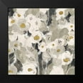 thumbnail image 2 of Vassileva, Silvia 12x12 Black Modern Framed Museum Art Print Titled - Velvety Florals Neutral III, 2 of 5