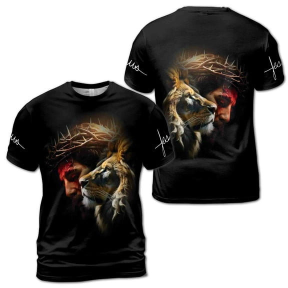 Deep In Your Mind Jesus Lion Of Judah Men's T-shirt S-5XL