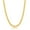 Gold Plated, variant on 925 Sterling Silver Rhodium Plated Italian 5mm Flat Mesh Wire 17+2" Chain Necklace