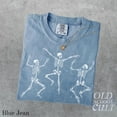 thumbnail image 5 of Dancing Skeletons Graphic Print T-Shirt | Vintage Halloween Bones Tee | Retro Spooky Unisex Top, 5 of 7