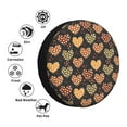 thumbnail image 4 of Logiee Heart Print Spare Tire Cover, Universal Wheel Protectors,Waterproof Dust-Proof UV Sun Wheel Tire Cover,Fit for SUV, RV, Travel Trailer, Truck-16 inch, 4 of 6