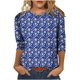 thumbnail image 1 of Camisas Navideñas Para Mujer Tops de Manga Larga Moda Estampado de Navidad Cuello Redondo Top Blusa Jersey Odeerbi ODB202177, 1 of 5