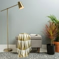 thumbnail image 2 of Society6 Georgiana Paraschiv Triangle Pattern Gold Woven Throw Blanket, 2 of 2