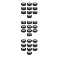 thumbnail image 4 of Soidarity 10 piezas de cinta de esponja de borde de raqueta de tenis de Protector de banda de repuesto anticolisión lateral negro Type1 NO1, 4 of 6