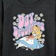 thumbnail image 3 of Disney - Alice in Wonderland - Day Dreaming - Women's Lightweight French Terry Long Sleeve Shirt, 3 of 5