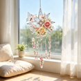 thumbnail image 6 of Clearance! Suncatcher Window Hanging Ornament Floral Butterfly Acrylic Wind Chime with Crystal Pendant for Home Bedroom Living Room Window Garden Boho Wall Art Decor, 6 of 7