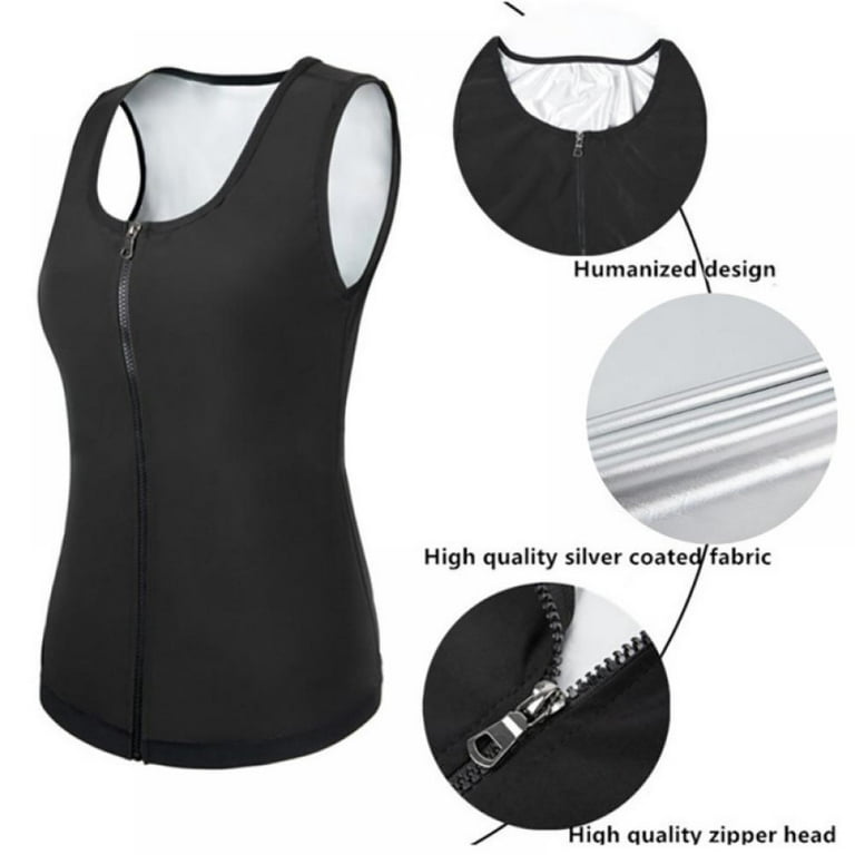 Men's Compression Tank Top Seamless Slimming Body Shaper Vest Shirt  Shapewear Abs Abdomen Slim, Black S 
