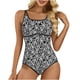 thumbnail image 1 of Traje de Baño de Mujer con Pantalones Cortos Traje de Buceo de Manga Larga, Traje de Baño de Surf Conservador con Almohadillas de Pecho Y sin Acero, 1 of 8