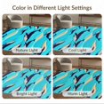 thumbnail image 7 of ODIKA 5'x7' Washable Area Rug Whale Wave Abstract Current Beachy Ocean Funky Bathroom Nautical Refined for Dining Room, Under Table, Home Office, Non-Slip Chair-Friendly, 7 of 7