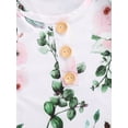 thumbnail image 4 of Gupgi 2 Pcs Baby's Sleeping Bag Set, Floral Cartoon Print Sleeping Pocket, Round Hat, 4 of 10