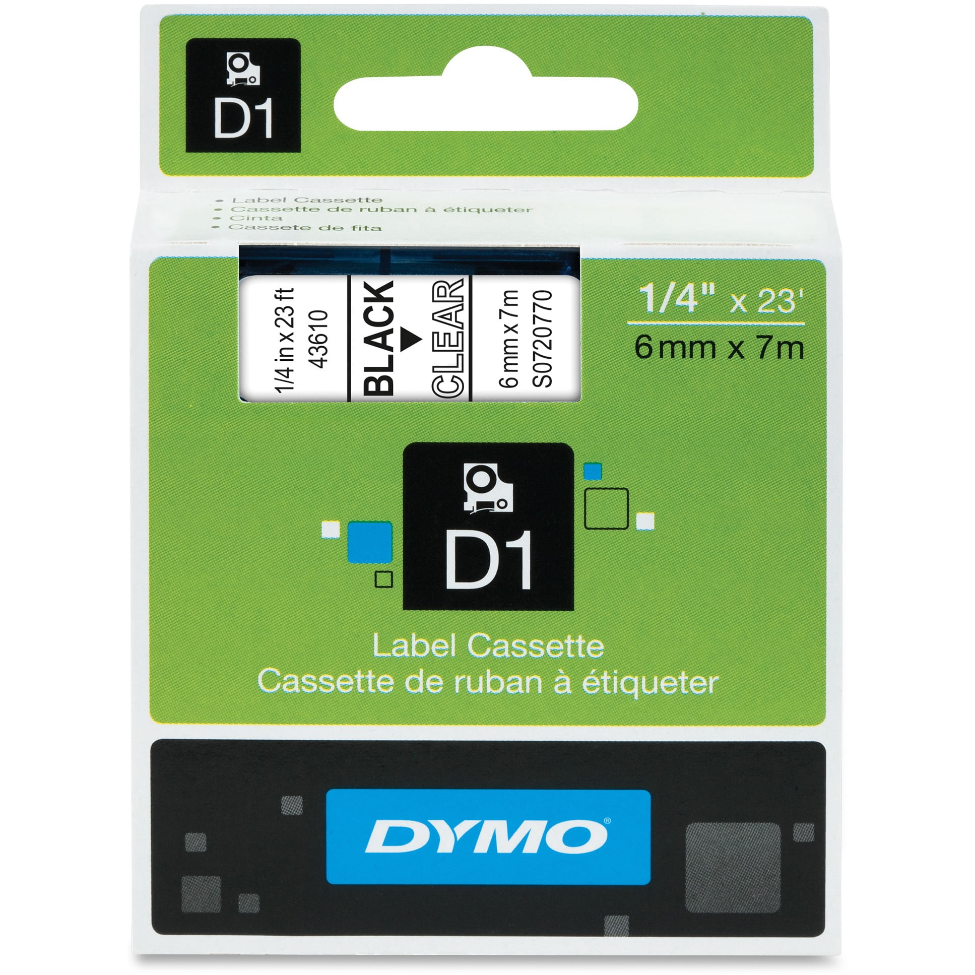 Dymo Lot Of 4 Dymo D1 Labeling Tape 2-Pack 8 Total Black on Neon Pink & Neon Green 
