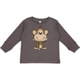 thumbnail image 3 of Inktastic Monkey Boys or Girls Long Sleeve Toddler T-Shirt, 3 of 5