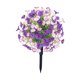 thumbnail image 2 of Flores artificiales Decoración del jardín topiario Vigidor de bricolaje Decedente de decoración de bodas Plantas con estaca para un regalo de paisaje Púrpura, 2 of 8