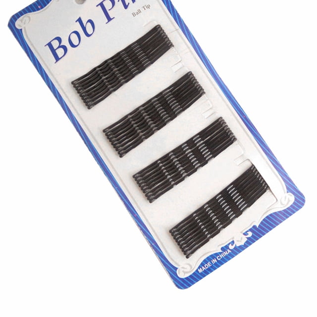 Guardoinrt Épingles Noires Courbées Droites Outil de Coiffure No.1 1ensemble