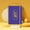 Purple, variant on PONPRNGY Lined Spiral Notebook 1Pc A5 Hardcover Journal, Spiral Bound Notebook with Date, Pocket, Elastic Band for Work, School, Gifts